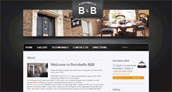 Desktop Screenshot of portobellobandb.com